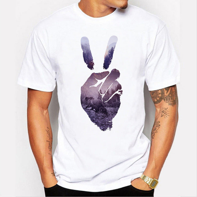 Peace Print T-shirt