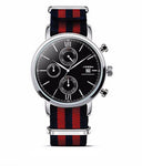 Casual Striped Strap Watch