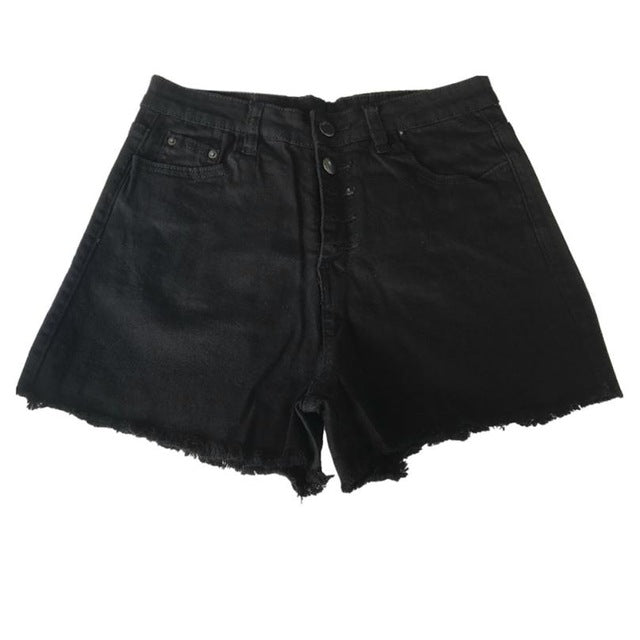 Vintage Ripped High Waist Shorts