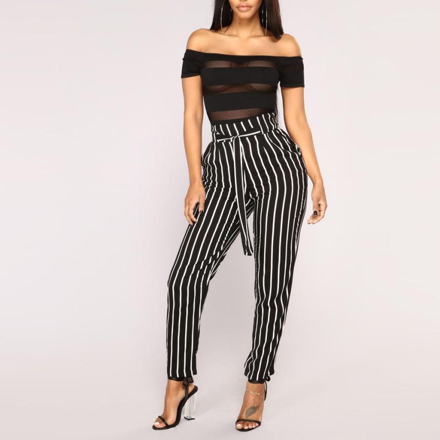 Vertical Striped Trousers