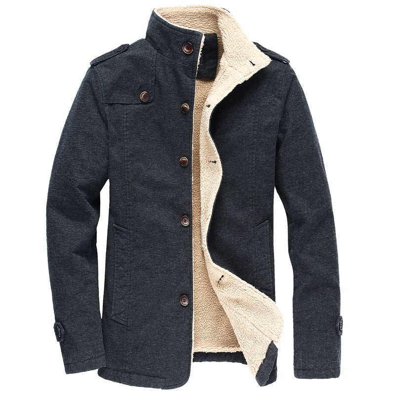 Military Style Wool Jacket