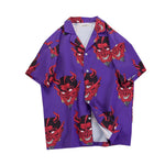 Printed Devil Design Shirt